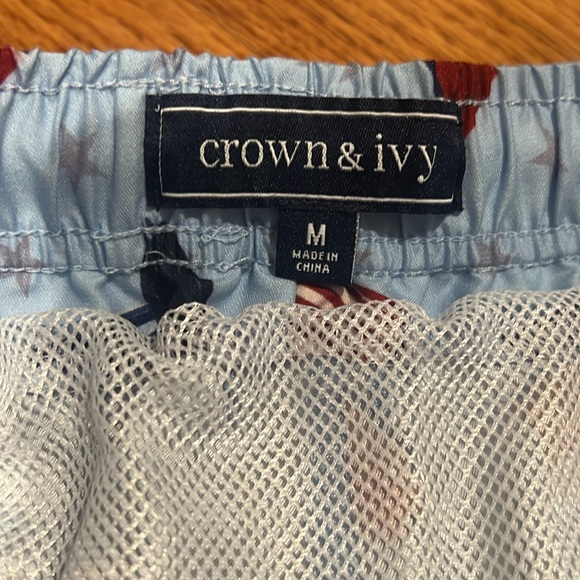 Crown and ivy patriotic swim trunks size medium - Picture 3 of 6